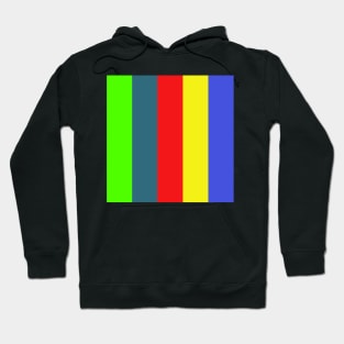 bright colorful minimalist abstract stripe pattern Hoodie